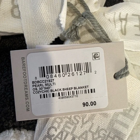 Barefoot Dreams black sheep, baby blanket - Picture 5 of 5